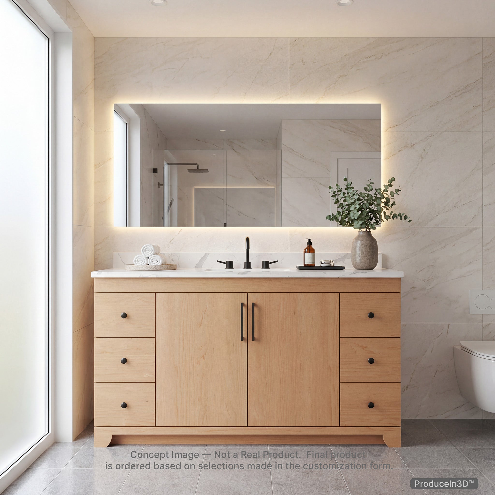 METTRO 60" Single Sink Vanity — Build System
