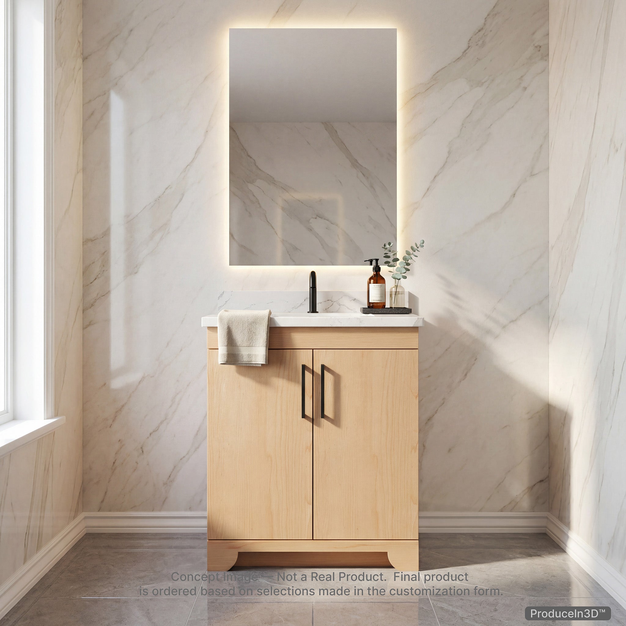 METTRO 24" Vanity — Build System