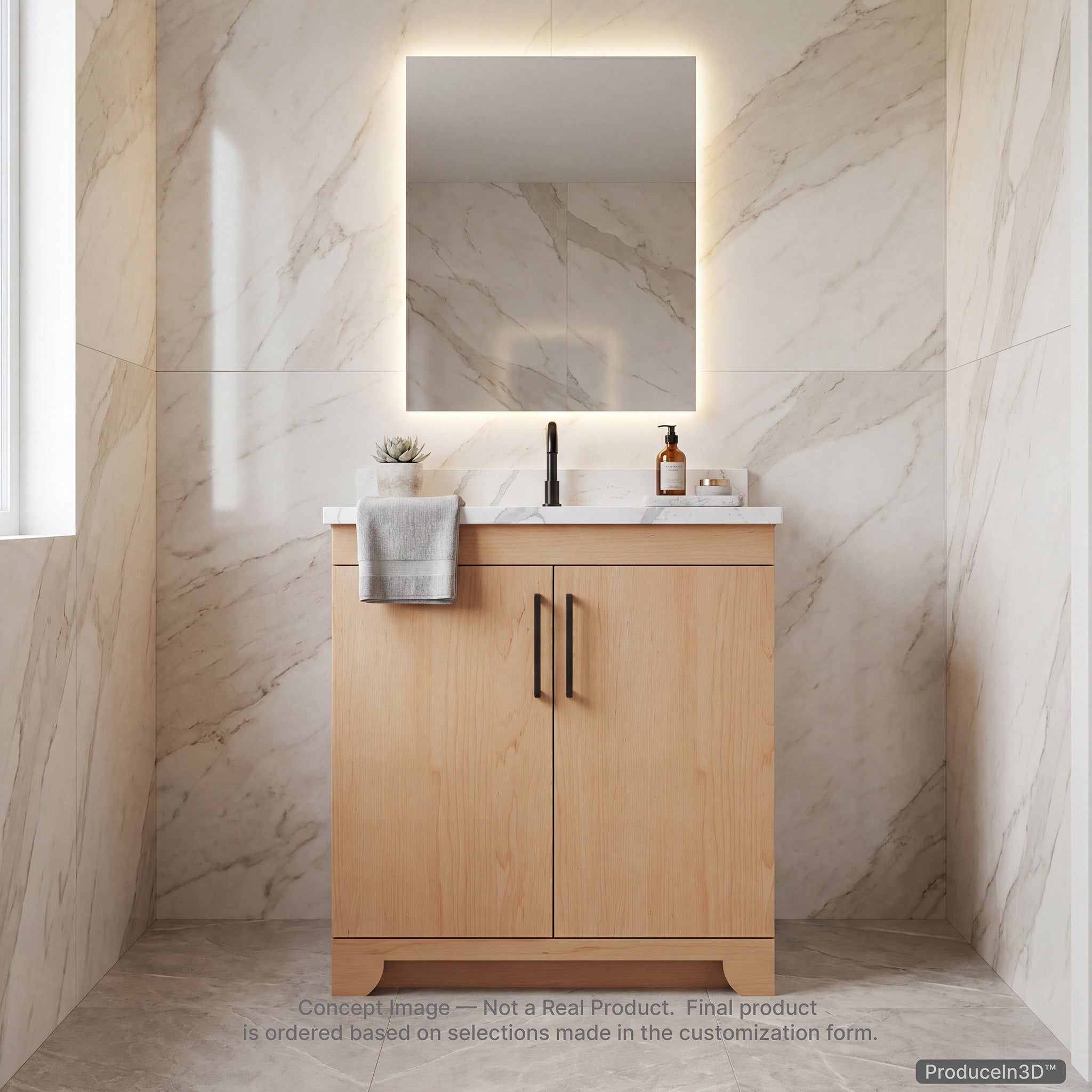 METTRO 30" Vanity — Build System