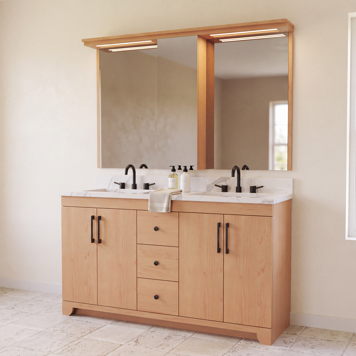 Mirror Upper Cabinets